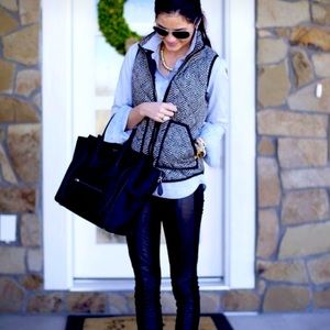 Jcrew herringbone vest